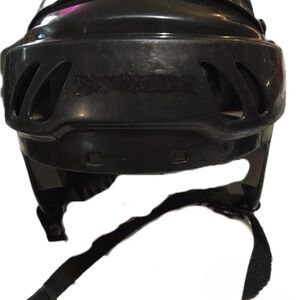 Glossy Black Sports Helmet